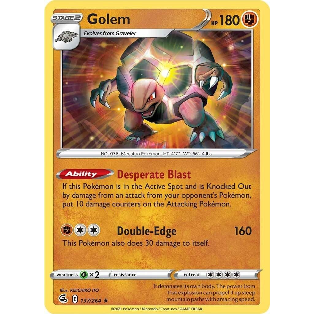 Image for Golem (137/264) (SWSH08) - Pokemon