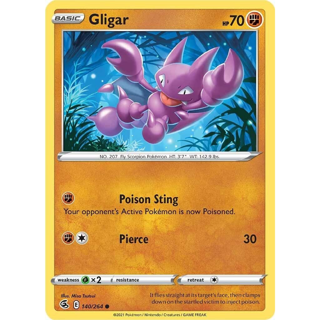 Image for Gligar (140/264) (SWSH08) - Pokemon