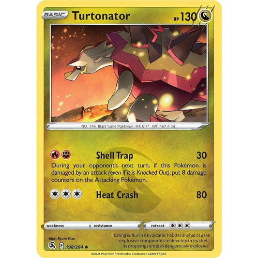 Image for Turtonator (198/264) (SWSH08) - Pokemon