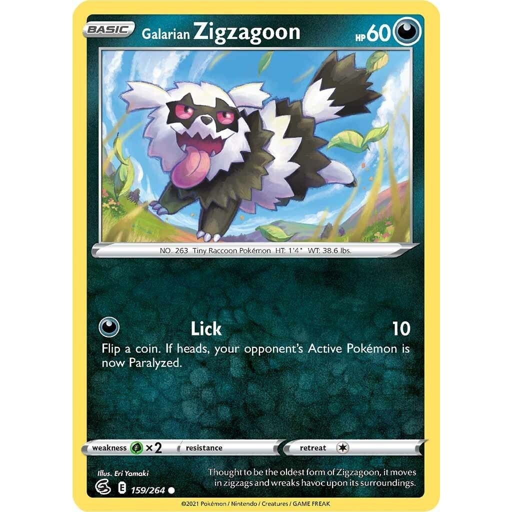 Image for Galarian Zigzagoon (159/264) (SWSH08) - Pokemon