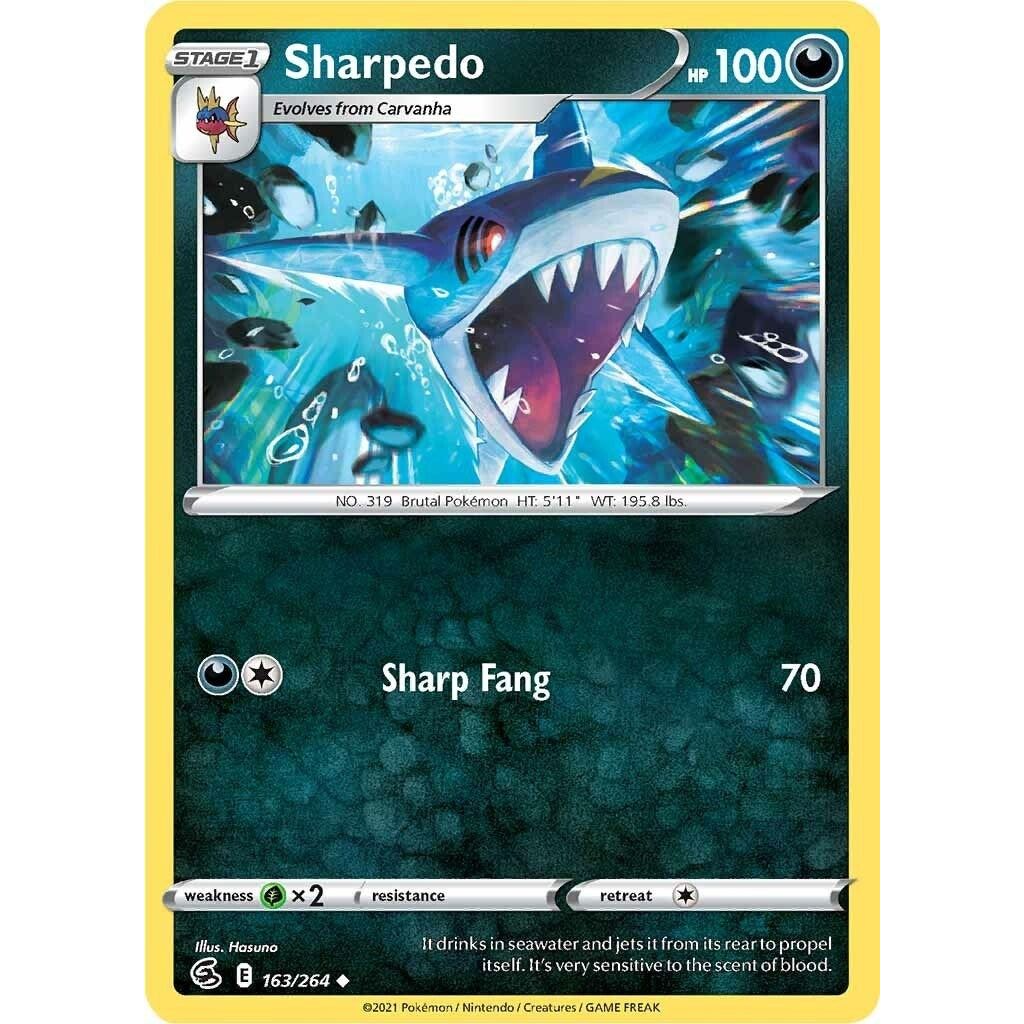 Image for Sharpedo (163/264) (SWSH08) - Pokemon
