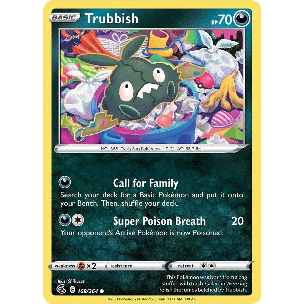 Image for Trubbish (168/264) (SWSH08) - Pokemon