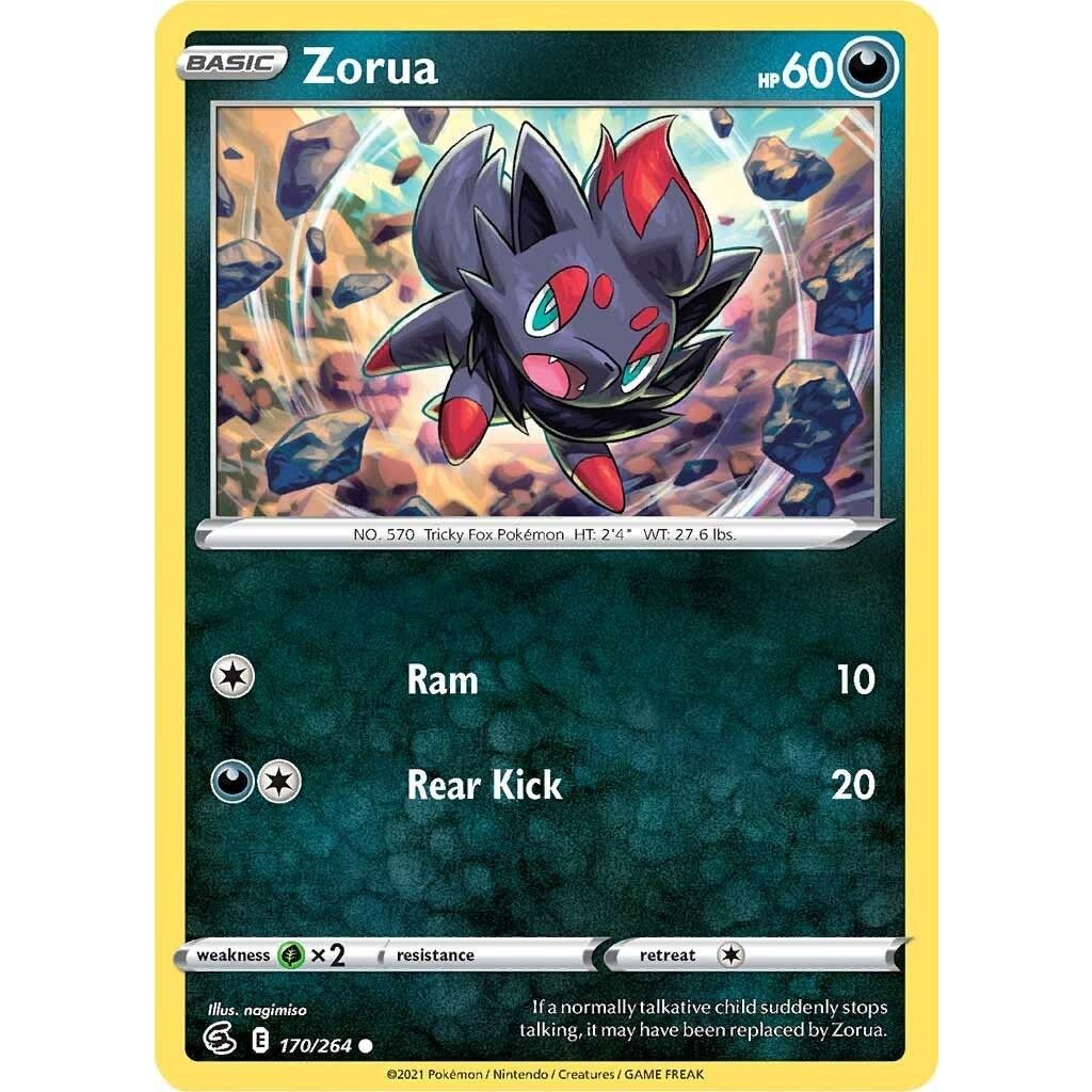 Image for Zorua (170/264) (SWSH08) - Pokemon