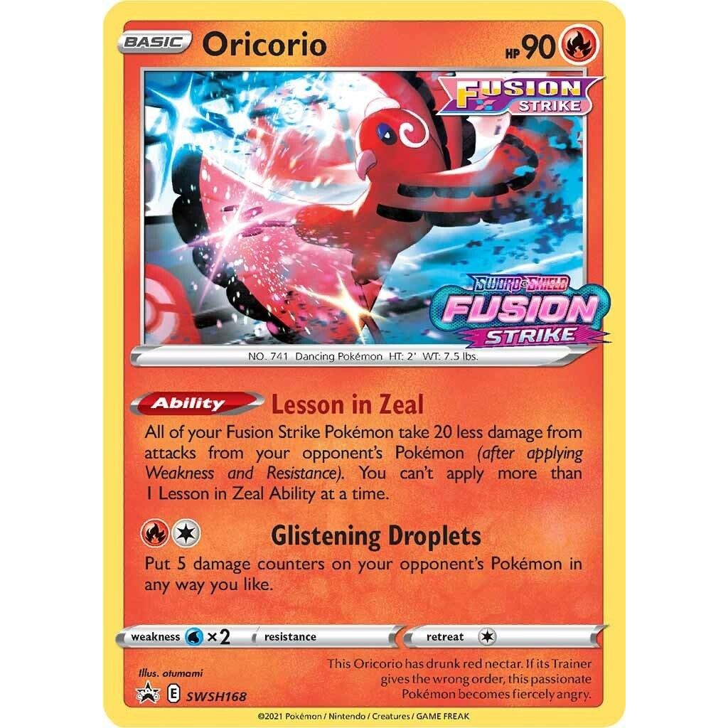 Image for Oricorio - SWSH168 (Prerelease) (SWSH168) (SWSD) - Pokemon