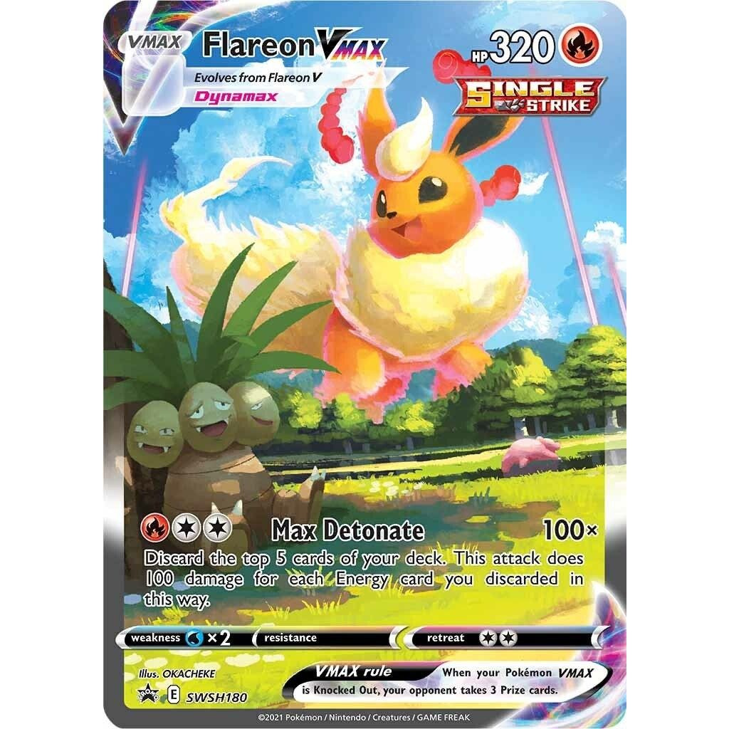 Image for Flareon VMAX - SWSH180 (SWSH180) (SWSD) - Pokemon
