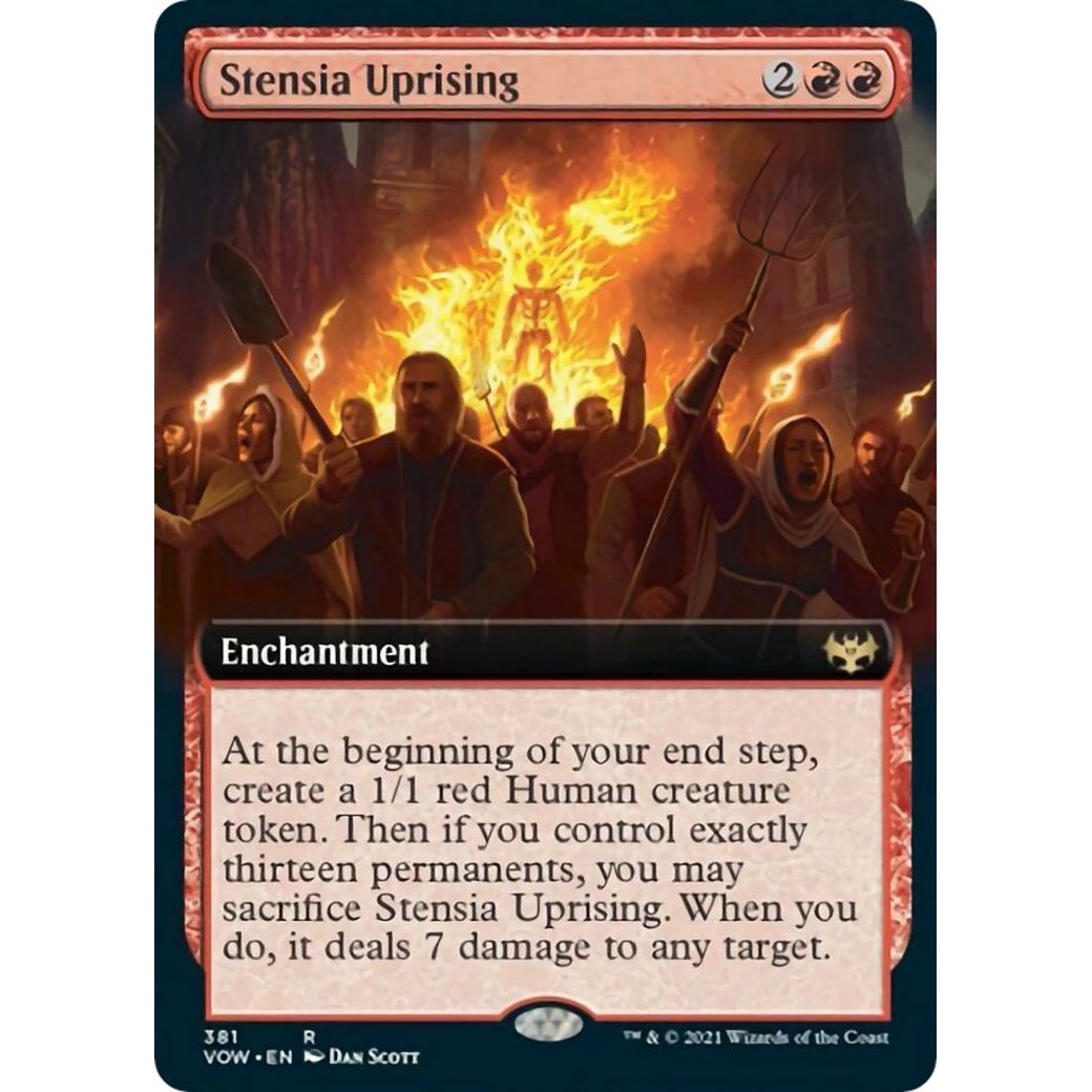 Image for Stensia Uprising (Extended Art) (381) (VOW) - Magic: The Gathering