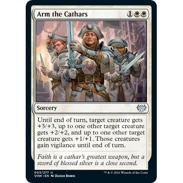 Image for Arm the Cathars (3) (VOW) - Magic: The Gathering