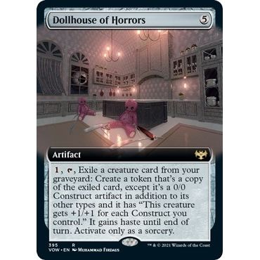 Image for Dollhouse of Horrors (Extended Art) (395) (VOW) - Magic: The Gathering