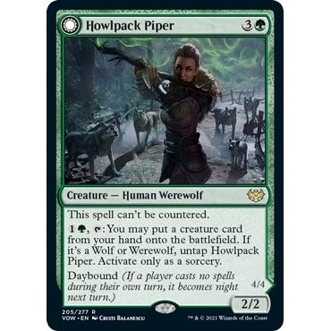Image for Howlpack Piper (205) (VOW) - Magic: The Gathering
