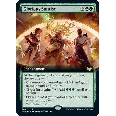 Image for Glorious Sunrise (Extended Art) (388) (VOW) - Magic: The Gathering
