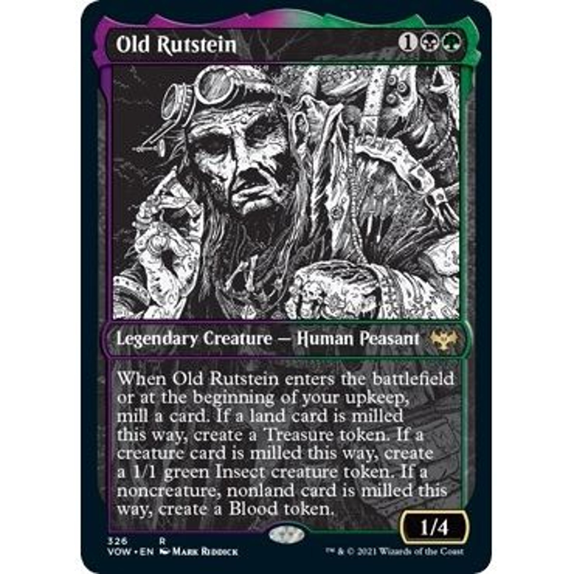 Image for Old Rutstein (Showcase) (326) (VOW) - Magic: The Gathering