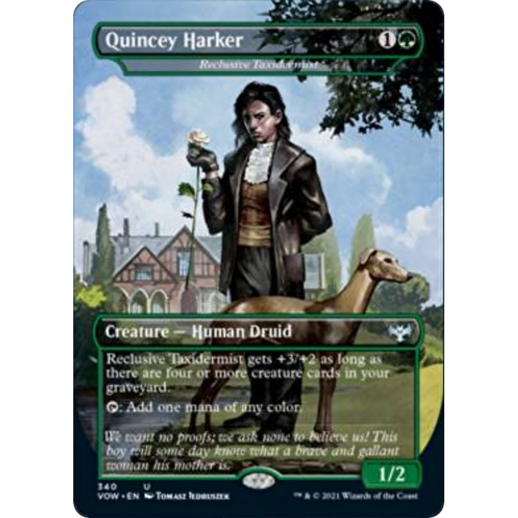 Image for Quincey Harker - Reclusive Taxidermist (340) (VOW) - Magic: The Gathering