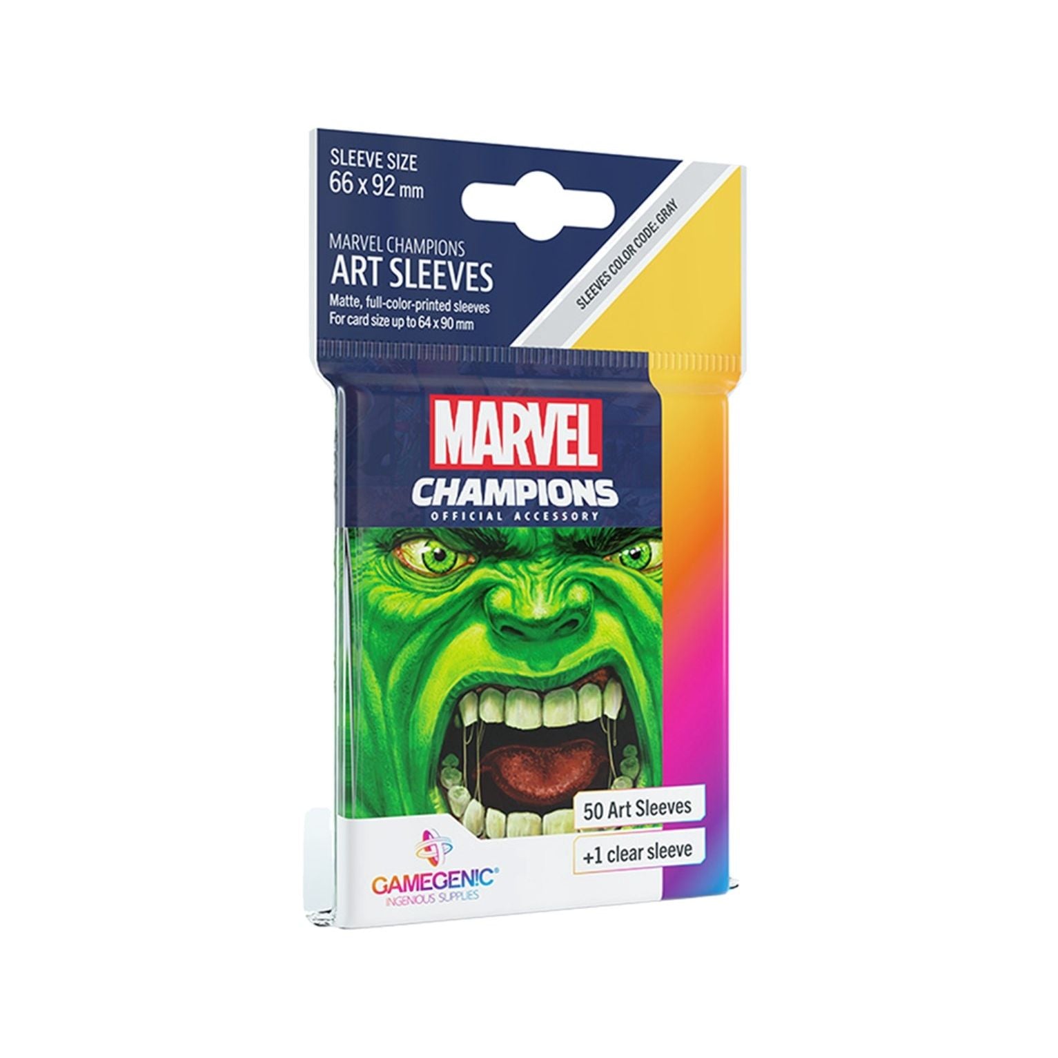 Image for Marvel Champions - Hulk Card Sleeves (50ct.) - Card Sleeves