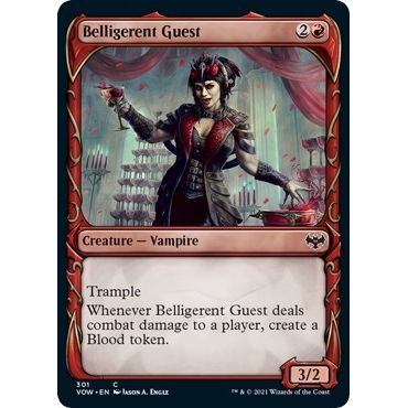 Image for Belligerent Guest (Showcase) (301) (VOW) - Magic: The Gathering