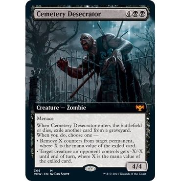 Image for Cemetery Desecrator (Extended Art) (366) (VOW) - Magic: The Gathering