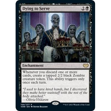 Image for Dying to Serve (109) (VOW) - Magic: The Gathering