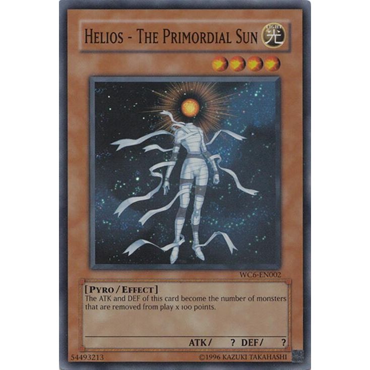 Image for Helios - The Primordial Sun (WC6-EN002) (WC6) - YuGiOh