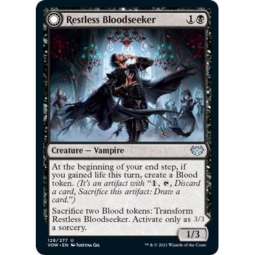 Image for Restless Bloodseeker (128) (VOW) - Magic: The Gathering