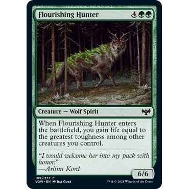 Image for Flourishing Hunter (199) (VOW) - Magic: The Gathering