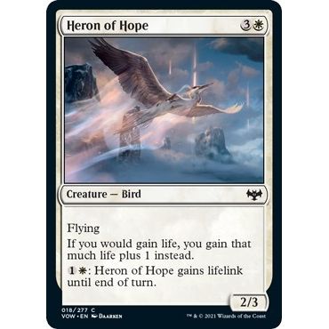 Image for Heron of Hope (18) (VOW) - Magic: The Gathering