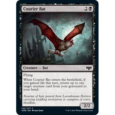Image for Courier Bat (102) (VOW) - Magic: The Gathering