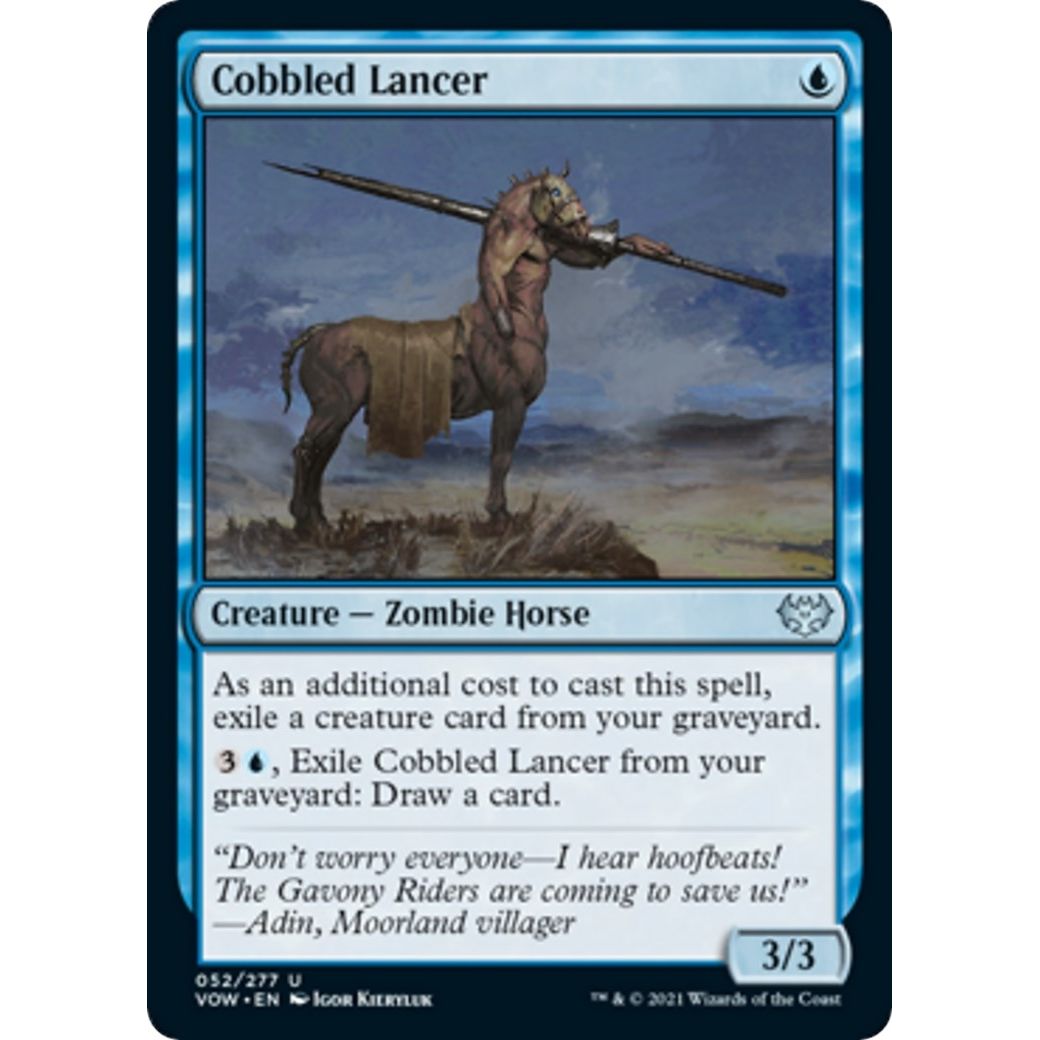 Image for Cobbled Lancer (52) (VOW) - Magic: The Gathering