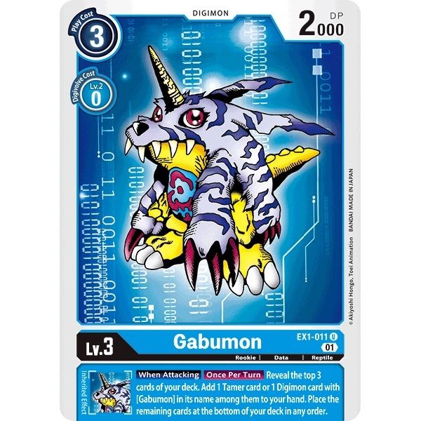 Image for Gabumon (EX1-011 U) (EX01) - Digimon Card Game
