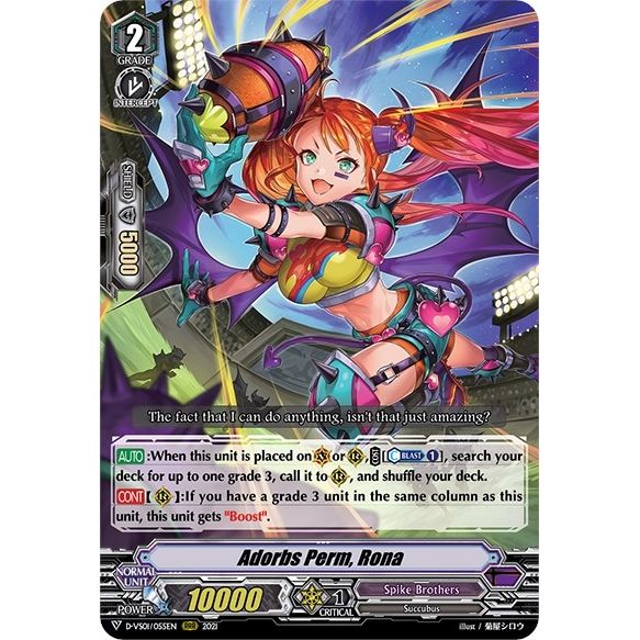 Image for Adorbs Perm, Rona (D-VS01/055EN) (D-VS01) - Cardfight Vanguard