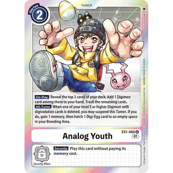 Image for Analog Youth (EX1-066 R) (EX01) - Digimon Card Game