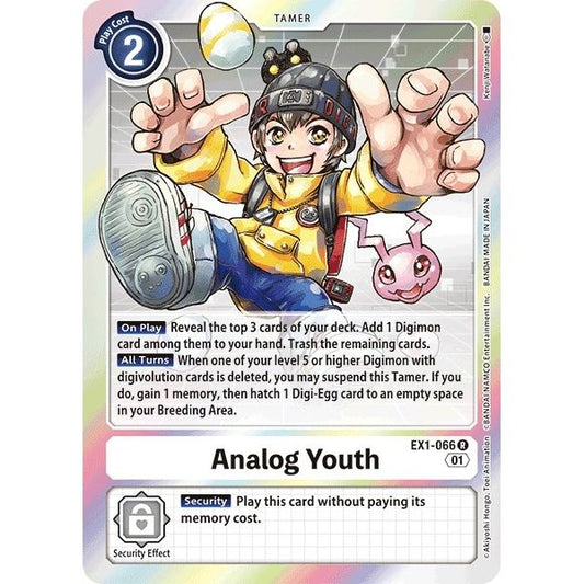 Image for Analog Youth (EX1-066 R) (EX01) - Digimon Card Game