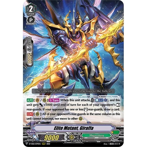 Image for Elite Mutant, Giraffa (D-VS01/079EN) (D-VS01) - Cardfight Vanguard