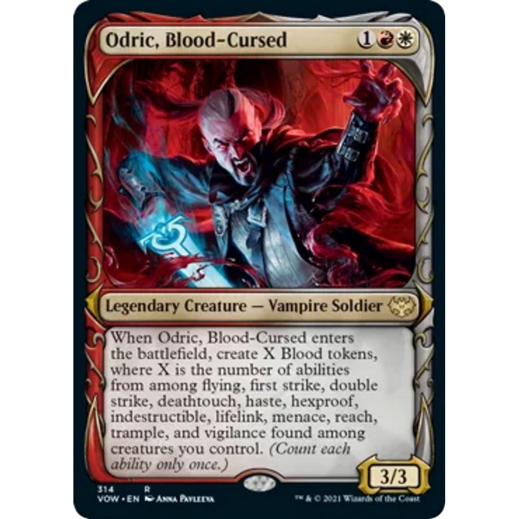 Image for Odric, Blood-Cursed (Showcase) (314) (VOW) - Magic: The Gathering