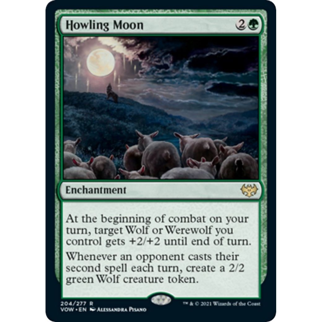 Image for Howling Moon (204) (VOW) - Magic: The Gathering