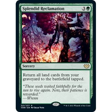Image for Splendid Reclamation (221) (VOW) - Magic: The Gathering