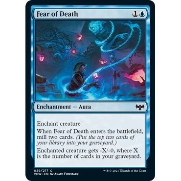 Image for Fear of Death (59) (VOW) - Magic: The Gathering