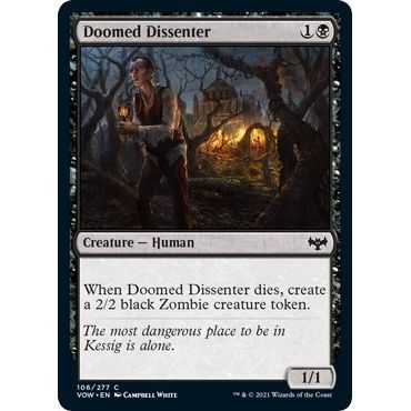 Image for Doomed Dissenter (106) (VOW) - Magic: The Gathering
