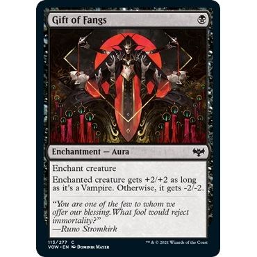 Image for Gift of Fangs (113) (VOW) - Magic: The Gathering