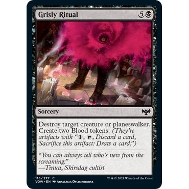 Image for Grisly Ritual (116) (VOW) - Magic: The Gathering