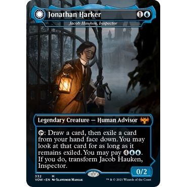 Image for Jonathan Harker - Jacob Hauken, Inspector (332) (VOW) - Magic: The Gathering