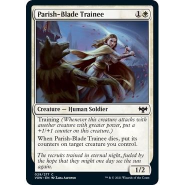 Image for Parish-Blade Trainee (29) (VOW) - Magic: The Gathering