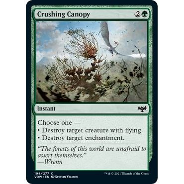 Image for Crushing Canopy (194) (VOW) - Magic: The Gathering