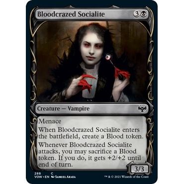 Image for Bloodcrazed Socialite (Showcase) (288) (VOW) - Magic: The Gathering