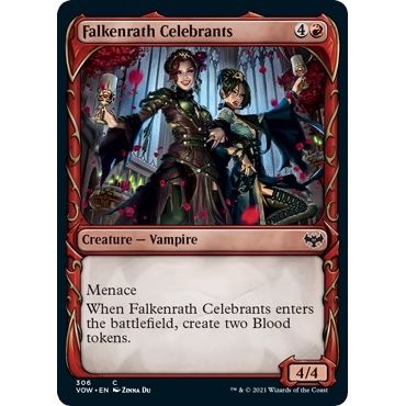 Image for Falkenrath Celebrants (Showcase) (306) (VOW) - Magic: The Gathering