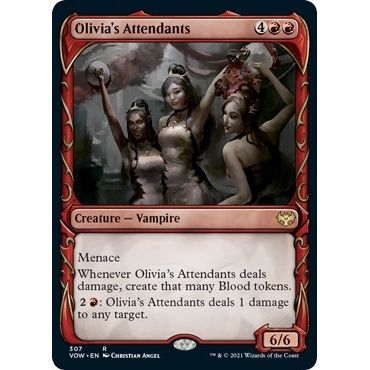 Image for Olivia's Attendants (Showcase) (307) (VOW) - Magic: The Gathering