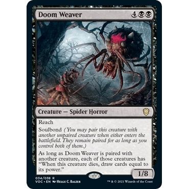 Image for Doom Weaver (34) (VOC) - Magic: The Gathering