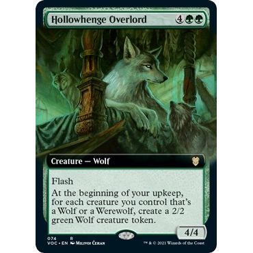 Image for Hollowhenge Overlord (Extended Art) (74) (VOC) - Magic: The Gathering