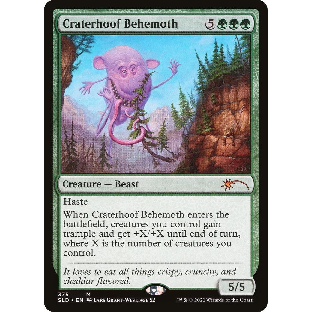 Image for Craterhoof Behemoth (375) (375) (SLD) - Magic: The Gathering