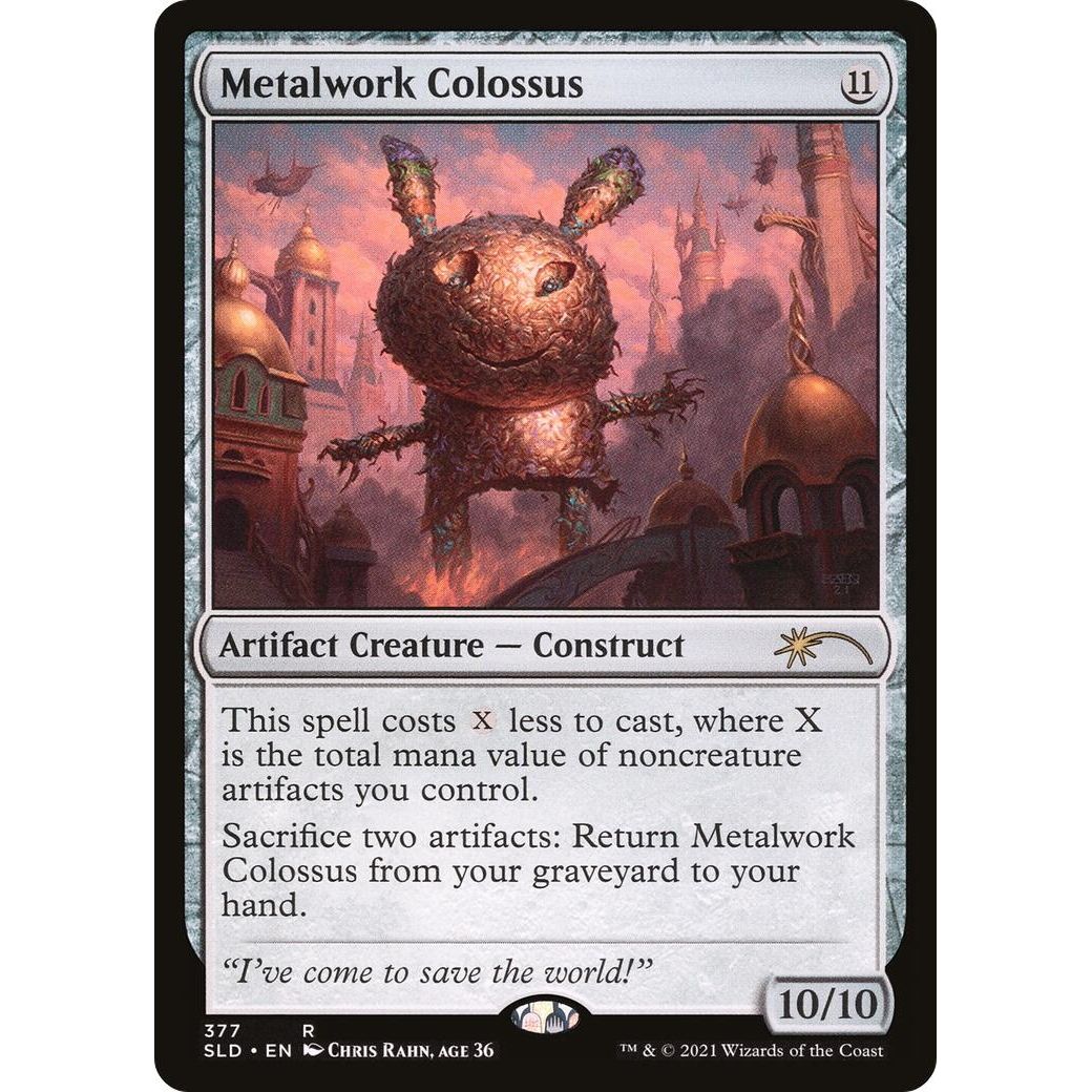 Image for Metalwork Colossus (377) (377) (SLD) - Magic: The Gathering