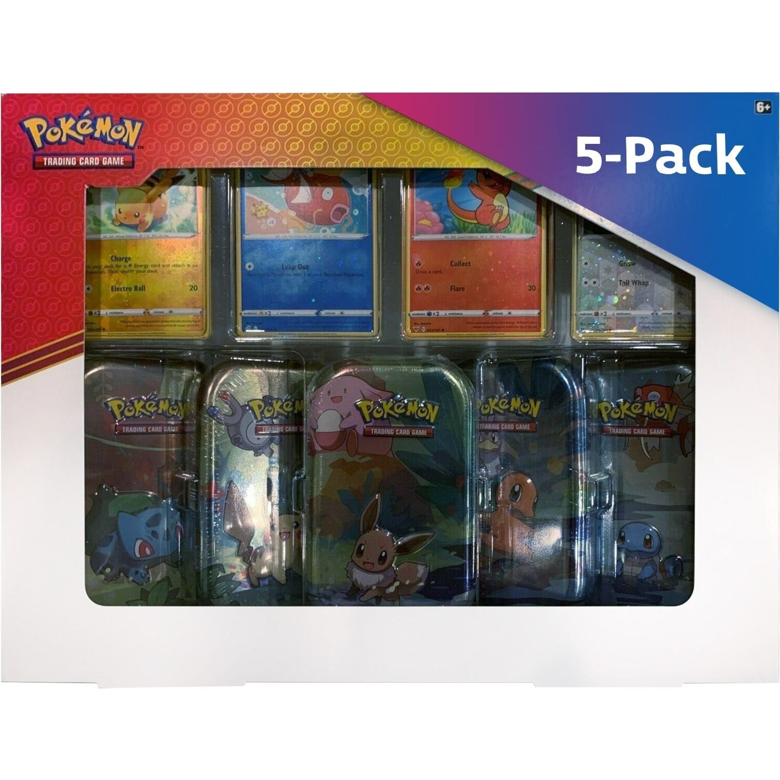 Image for Kanto Friends Mini Tins 5-Pack - Pokemon