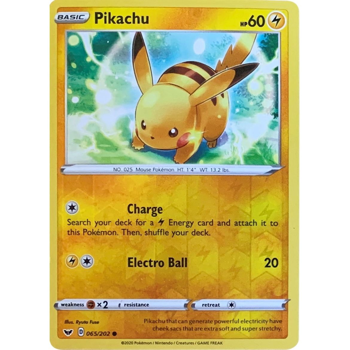 Image for Pikachu - 065/202 (Reverse Cosmos Holo) (065/202) (MCAP) - Pokemon